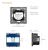 Modul Intrerupator Dublu cu Variator cu Touch LUXION SmartElectro IntelligentHouse