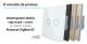 Intrerupator Dublu Cap Scara / Cruce cu Touch LIVOLO din Sticla - Protocol ZigBee EC SmartElectro IntelligentHouse