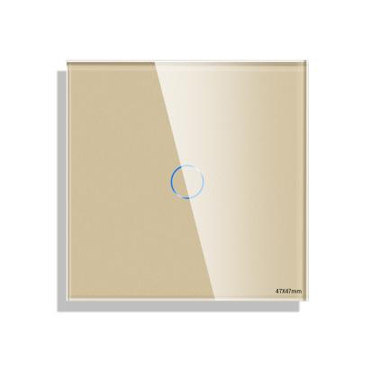 Panou Intrerupator Simplu cu Touch Mini din Sticla LUXION SmartElectro IntelligentHouse