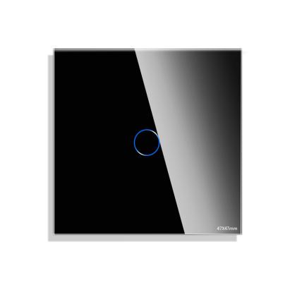 Panou Intrerupator Simplu cu Touch Mini din Sticla LUXION SmartElectro IntelligentHouse