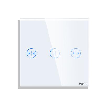 Panou Intrerupator Jaluzele cu Touch Mini din Sticla LUXION SmartElectro IntelligentHouse