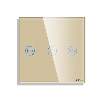 Panou Intrerupator Jaluzele cu Touch Mini din Sticla LUXION SmartElectro IntelligentHouse