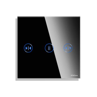 Panou Intrerupator Jaluzele cu Touch Mini din Sticla LUXION SmartElectro IntelligentHouse