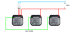 Intrerupator Dublu Cap Scara/Cruce cu Touch din Sticla LUXION, Serie A SmartElectro IntelligentHouse