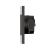 Intrerupator Simplu Cap Scara / Cruce + Priza cu Rama din Sticla LUXION, Serie A SmartElectro IntelligentHouse