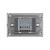 Intrerupator Dublu Cap Scara / Cruce cu Touch LIVOLO din Sticla – Standard Italian SmartElectro IntelligentHouse