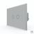 Intrerupator Dublu Cap Scara / Cruce cu Touch LIVOLO din Sticla – Standard Italian SmartElectro IntelligentHouse