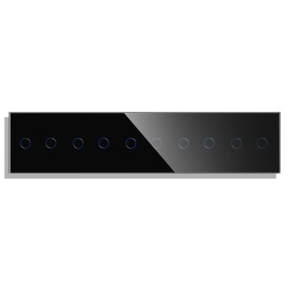 Panou 5 Intrerupatoare Duble cu Touch din Sticla LUXION SmartElectro IntelligentHouse