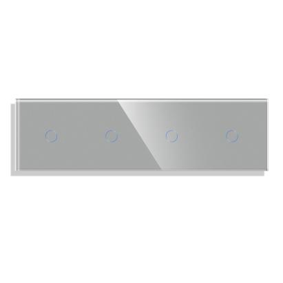 Panou 4 Intrerupatoare Simple cu Touch din Sticla LUXION SmartElectro IntelligentHouse