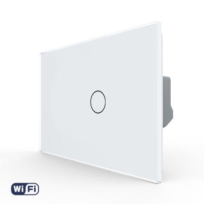 Intrerupator Simplu Wi-Fi cu Touch LIVOLO din Sticla, Standard Italian – Serie Noua SmartElectro IntelligentHouse
