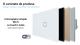 Intrerupator Simplu Wi-Fi cu Touch LIVOLO din Sticla, Standard Italian – Serie Noua SmartElectro IntelligentHouse