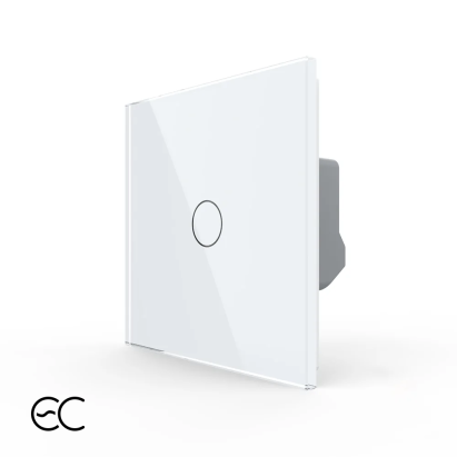 Intrerupator Simplu cu Touch LIVOLO din Sticla - Protocol ZigBee EC SmartElectro IntelligentHouse