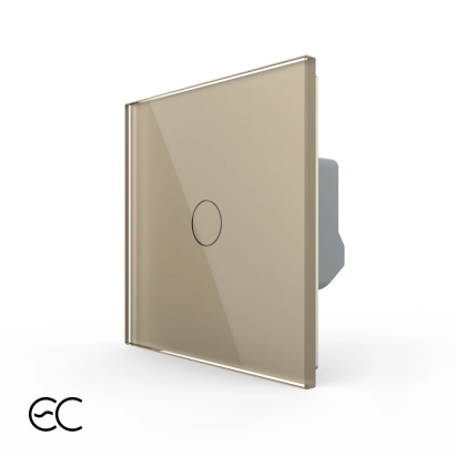 Intrerupator Simplu cu Touch LIVOLO din Sticla - Protocol ZigBee EC SmartElectro IntelligentHouse