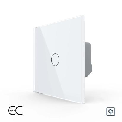 Intrerupator Simplu cu Variator si Touch LIVOLO din Sticla - Protocol ZigBee EC SmartElectro IntelligentHouse