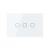 Intrerupator Triplu Cap Scara / Cruce cu Touch LIVOLO din Sticla, Standard Italian - protocol ZigBee EC SmartElectro IntelligentHouse