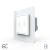 Intrerupator Dublu Cap Scara / Cruce cu Touch LIVOLO cu Rama din Sticla - Protocol Zigbee EC SmartElectro IntelligentHouse