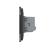 Intrerupator Dublu Cap Scara / Cruce cu Touch LIVOLO cu Rama din Sticla - Protocol Zigbee EC SmartElectro IntelligentHouse