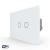 Intrerupator Dublu Wi-Fi cu Touch LIVOLO din Sticla – Standard Italian SmartElectro IntelligentHouse
