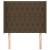 Tăblie de pat cu aripioare maro închis 93x16x118/128 cm textil GartenMobel Dekor