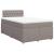 Pat box spring cu saltea, taupe, 120x190 cm material textil GartenMobel Dekor
