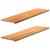 Pervaz 2 buc lemn masiv de maro deschis 160x40x2 cm GartenMobel Dekor