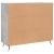 Dulap, gri beton, 90x34x80 cm, lemn compozit GartenMobel Dekor