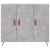 Dulap, gri beton, 90x34x80 cm, lemn compozit GartenMobel Dekor