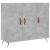 Dulap, gri beton, 90x34x80 cm, lemn compozit GartenMobel Dekor