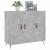 Dulap, gri beton, 90x34x80 cm, lemn compozit GartenMobel Dekor