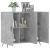 Dulap, gri beton, 90x34x80 cm, lemn compozit GartenMobel Dekor