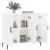Dulap, alb, 90x34x80 cm, lemn compozit GartenMobel Dekor