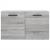 Dulap de perete, gri sonoma, 60x36,5x35 cm, lemn prelucrat GartenMobel Dekor