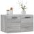 Dulap de perete, gri sonoma, 60x36,5x35 cm, lemn prelucrat GartenMobel Dekor