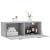 Dulap de perete, gri beton, 100x36,5x35 cm, lemn prelucrat GartenMobel Dekor