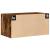 Dulap de perete, stejar fumuriu, 80x42,5x40 cm, lemn compozit GartenMobel Dekor