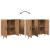 Dulap, stejar artizanal, 90x34x80 cm, lemn prelucrat GartenMobel Dekor