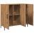 Dulap, stejar artizanal, 90x34x80 cm, lemn prelucrat GartenMobel Dekor