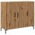 Dulap, stejar artizanal, 90x34x80 cm, lemn prelucrat GartenMobel Dekor