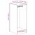 Dulap cu raft stejar artizanal 41 x 48 x 102 cm Lemn compozit GartenMobel Dekor
