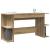 Birou cu raft Altele stejar artizanal 140 x 50 x 75 cm Lemn compozit GartenMobel Dekor