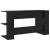 Birou cu raft Altele cu depozitare Stejar negru 140 x 50 x 75 cm Lemn compozit GartenMobel Dekor