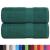 Prosoape de baie, 2 buc. FROGN, verde, 30x30 cm, 100% bumbac GartenMobel Dekor