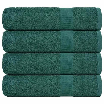 Prosoape de baie 4 buc Verde 100x150 cm 360 g/m² 100% bumbac GartenMobel Dekor