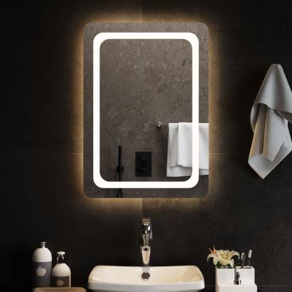 Oglinda de baie cu LED, 50x70 cm GartenMobel Dekor