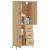 Dulap înalt, stejar sonoma, 69,5x34x180 cm, lemn compozit GartenMobel Dekor