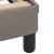 Cadru de pat cu LED fără saltea Taupe 140x190 cm Material GartenMobel Dekor