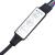 Cadru de pat cu lumini LED alb/negru 80x200 cm piele ecologică GartenMobel Dekor