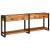 Mese consolă 2 pcs Maro 200 x 33 x 75 cm Lemn masiv de acacia GartenMobel Dekor