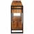 Mese consolă 2 pcs Maro 200 x 33 x 75 cm Lemn masiv de acacia GartenMobel Dekor