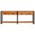 Mese consolă 2 pcs Maro 200 x 33 x 75 cm Lemn masiv de acacia GartenMobel Dekor